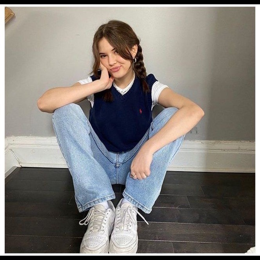 VINTAGE Polo Ralph Lauren Men’s sweater Vest navy